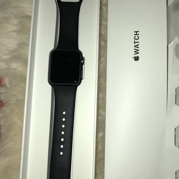 apple watch series 1 38mm space grey aluminium case